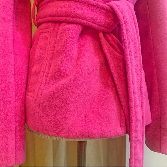 Old Navy Fleece Pink Pea Coat - Picture 8 of 10